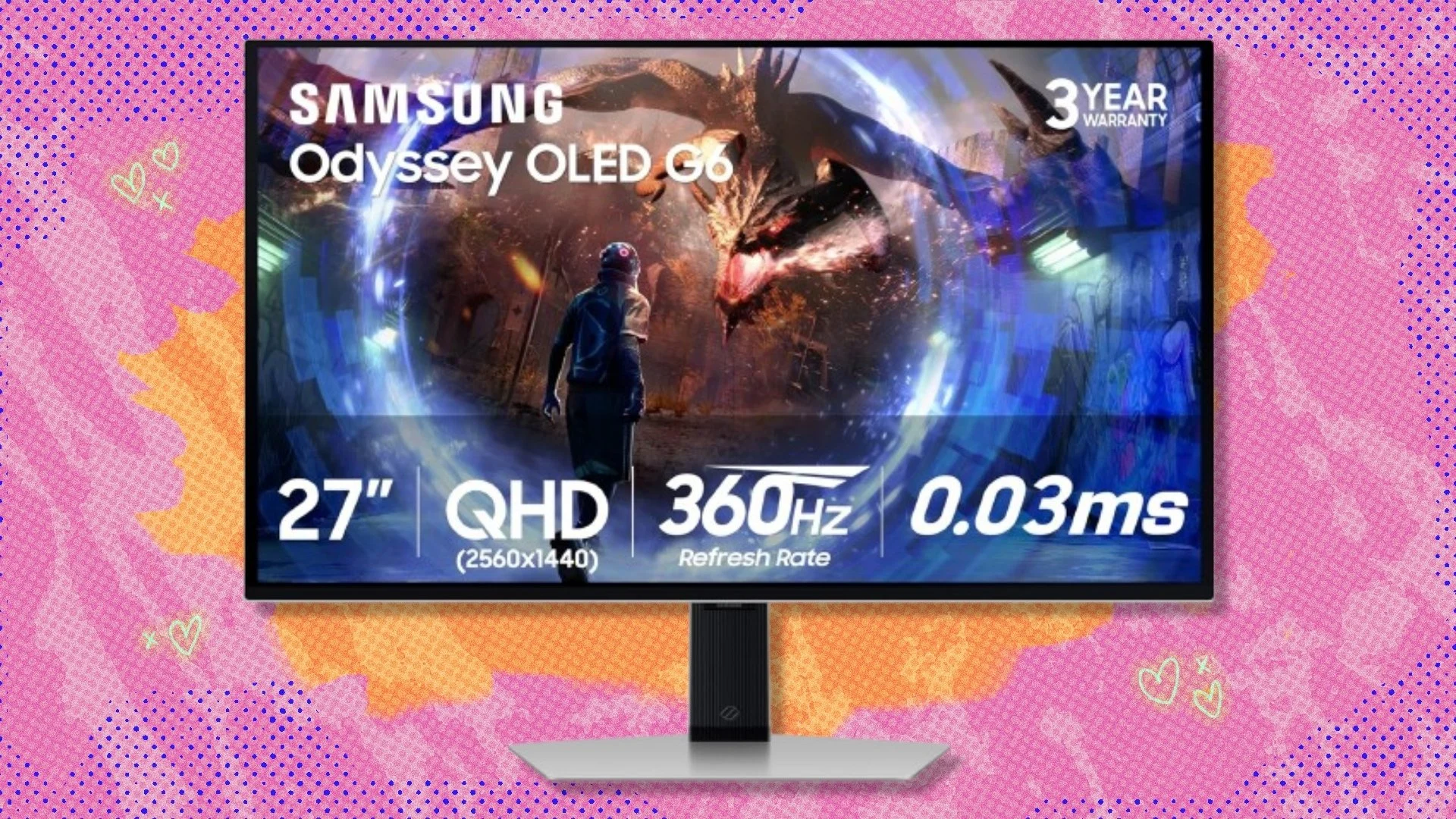 Samsung's 27-inch Odyssey OLED G6 Gaming Monitor Drops to $200 Off: Premium Display Tech at 24% Savings